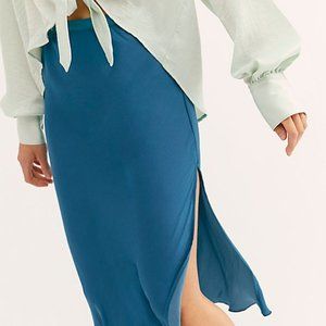 NWT Free People Sweet Talker Midi Half-Slip Skirt